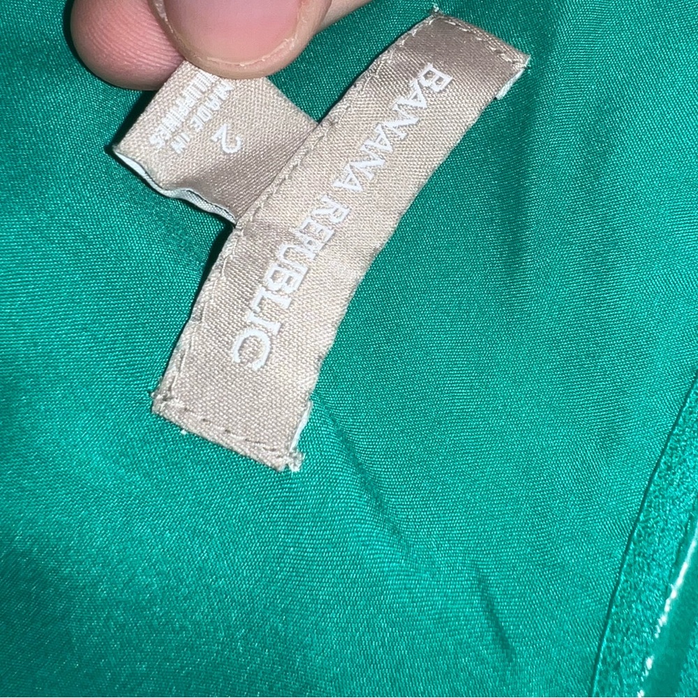 Banana Republic Green Strapless dress size 2 - Picture 7 of 11